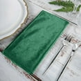 thumbnail image 3 of Efavormart 20"x20" Hunter Green Wholesale Premium Seamless Velvet Linen Napkins - 5 PCS, 3 of 6