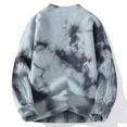 thumbnail image 3 of Suéter de lana de lujo de alta gama para otoño e invierno, ropa para hombre, suéteres navideños estampados a la moda para hombre, jersey suave y cálido con giro, novedad de 2024, 3 of 4