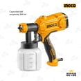 thumbnail image 3 of Pistola Para Pintar Electrica 110/120V 450W Vaso 800ml Ingco USPG3508, 3 of 6