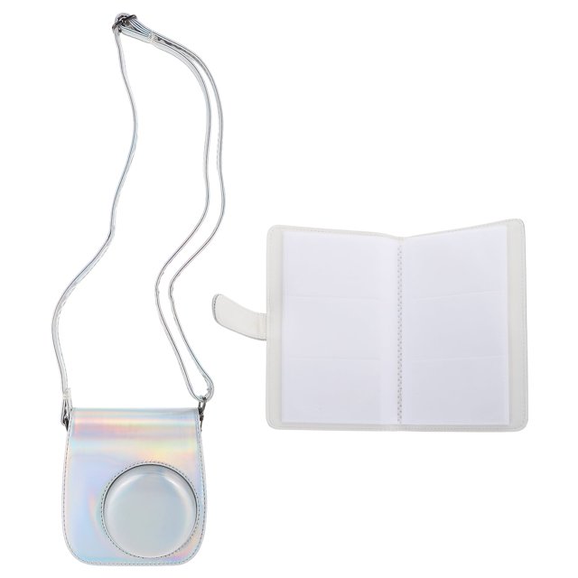 Mini álbum de fotos, bolso de hombro, estuche de transporte para cámara instantánea, juego de viaje de poliuretano.