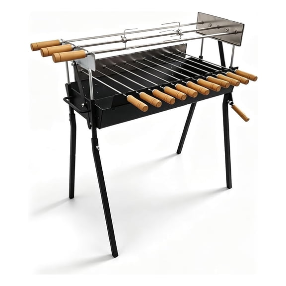 HDWYSY HDC32A Charcoal Grill, Stainless Steel