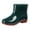 Green, variant on YUEHUA Womens Snow Boots, Waterproof Rain Boots with Cotton Inside, Outdoor Rubber Water Shoes, Womens Rain Boots, Anti-Slip Shoes, Outdoor Rain Shoes