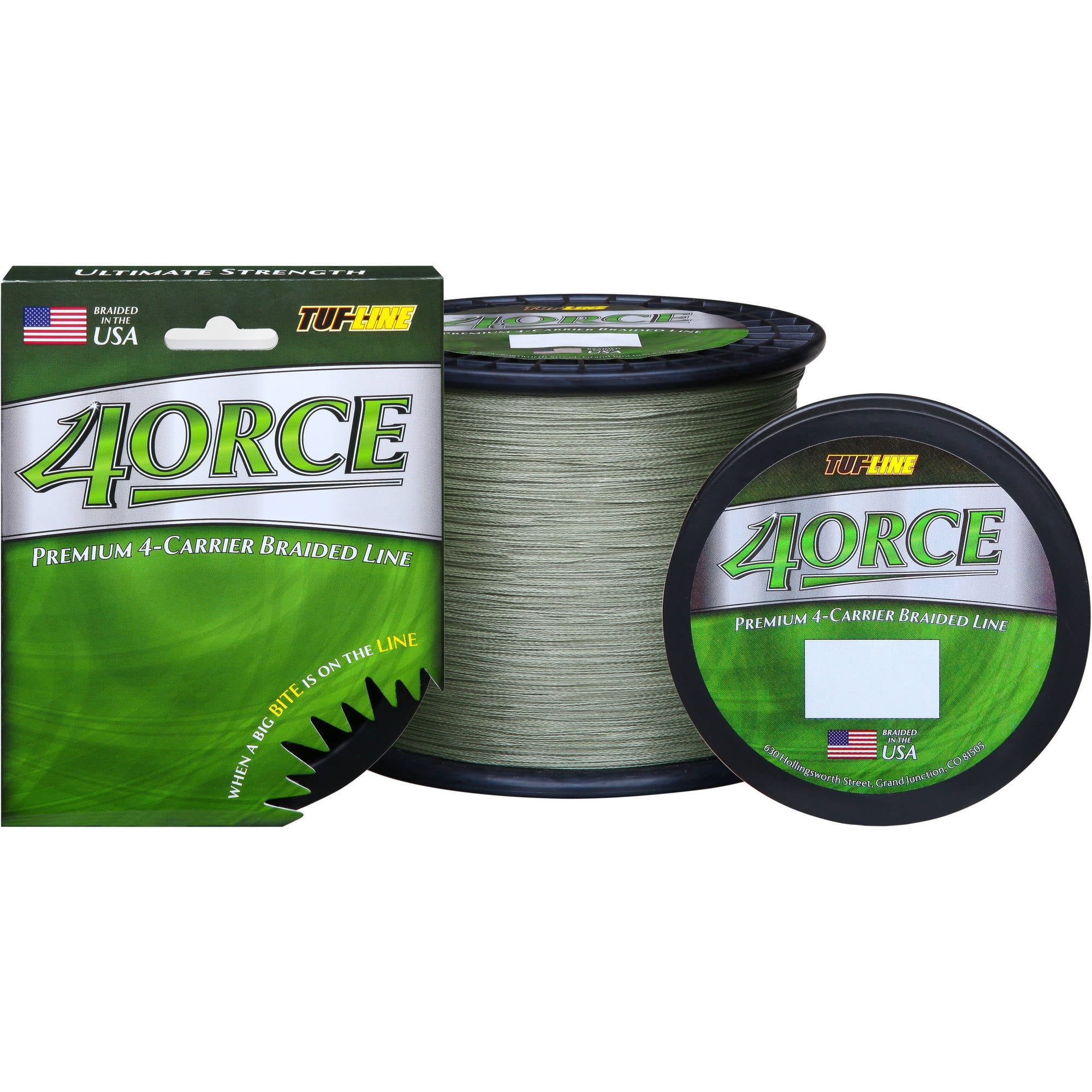 TufLine 4ORCE 10 lb x 275 YD Green Fishing Line