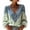 05-Green, variant on Womens Floral Blouses Casual V Neck Long Sleeve Blouse Floral Print Button Front Fashion Loose Pullover Shirt Patchwork Top