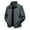 Dark Gray, variant on Men's Big and Tall Lightweight Jacket Solid Color Long Sleeve Turndown Collar Woolen Zipper Pocket Outdoor Comfort