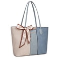 thumbnail image 5 of Montana West Tote Bags for Women Medium Top Handle Handbags with Scarf, Beige-Jean, 5 of 9