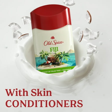 Old Spice Antiperspirant Deodorant for Men, 24/7 Lasting Freshness, Fiji with Palm Tree, 0.5 oz Trial