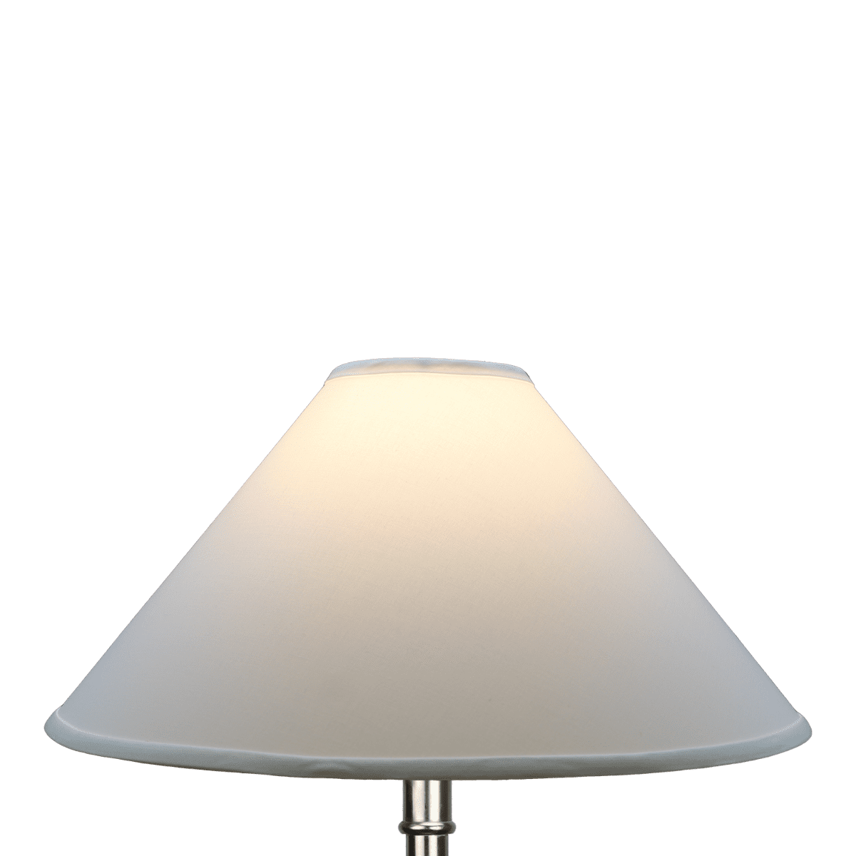 Fenchel Shades | 5" Top Diameter x 20" Bottom Diameter x 12 Slant, (Washer/Spider Attachment) Empire Lamp Shade - (Linen White)