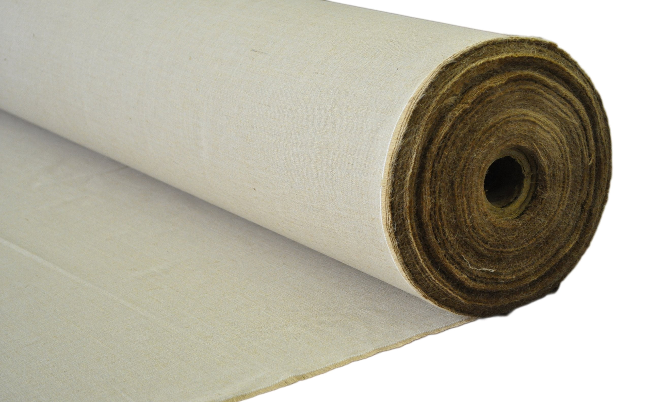AK-Trading 60" Wide Burlap and Cotton Blend Natural Lint Free Linen Burlap Fabric for Crafts & Decoration (60" Wide x 10 Yards Long)