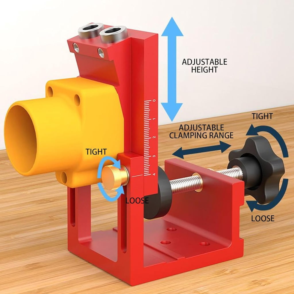 Accuracy Drilling Jig Offering Consistent Accuracy for Unflawed Wood Joinery Applications