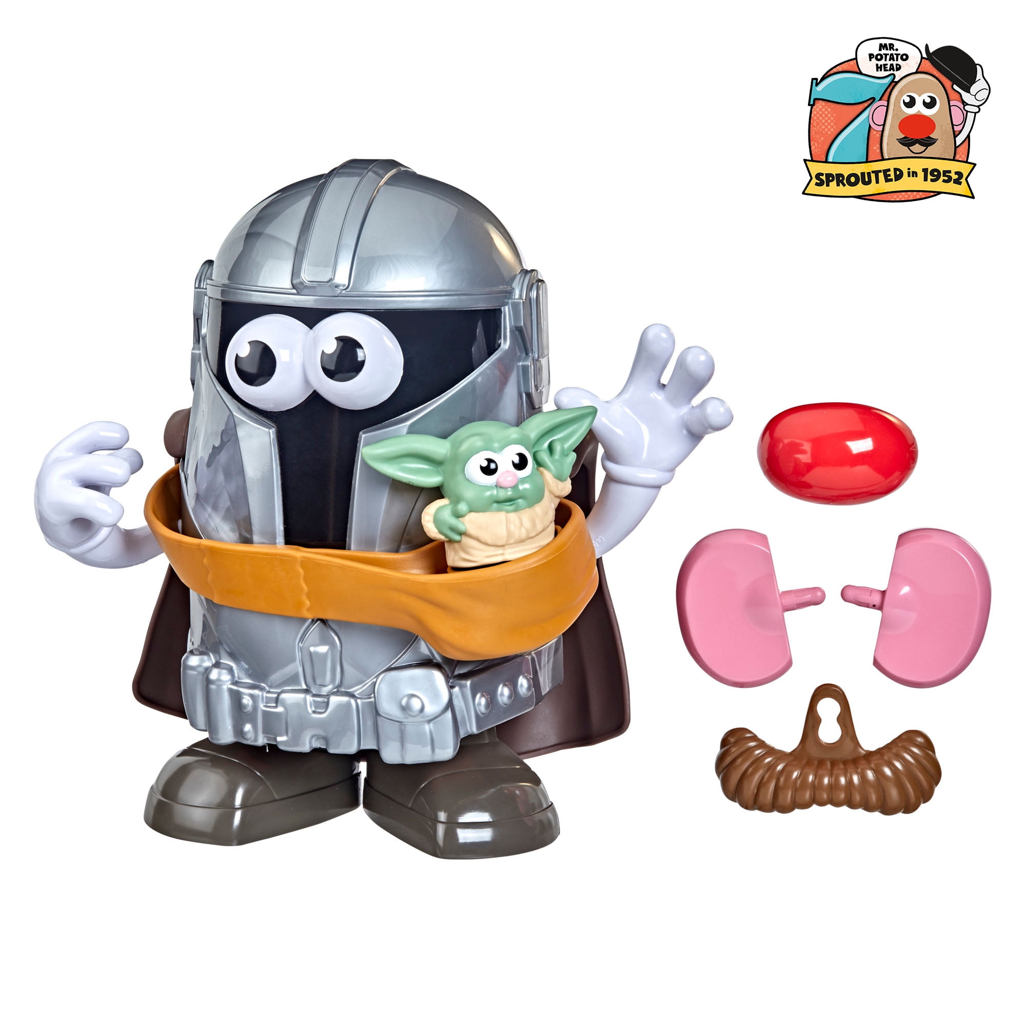 Potato Head The Yamdalorian and the Tot, Potato Head Toy, Includes 14 Parts  and Pieces 