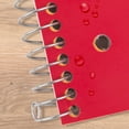 thumbnail image 4 of Five Star Spiral Notebook + Study App, 3 Subject, Wide Ruled, 8" x 10.5", Fire Red, 4 of 8