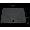 thumbnail image 2 of Polaris Sink P406 16-1/2&quot; Tempered Glass Vessel Sink, 2 of 3