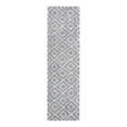 thumbnail image 3 of Unique Loom Trellis Shag Collection Area Rug - Ruth (2' 7" x 10' Runner Gray/Ivory), 3 of 11