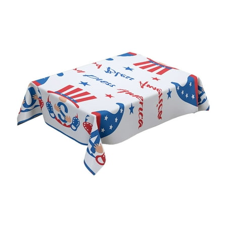 

Ploknplq Fall Decorations for Home Table Cloth Independence Day Table Cloth Coffee Table Table Cloth Holiday Decoration Cloth 70X70Cm Table Runner