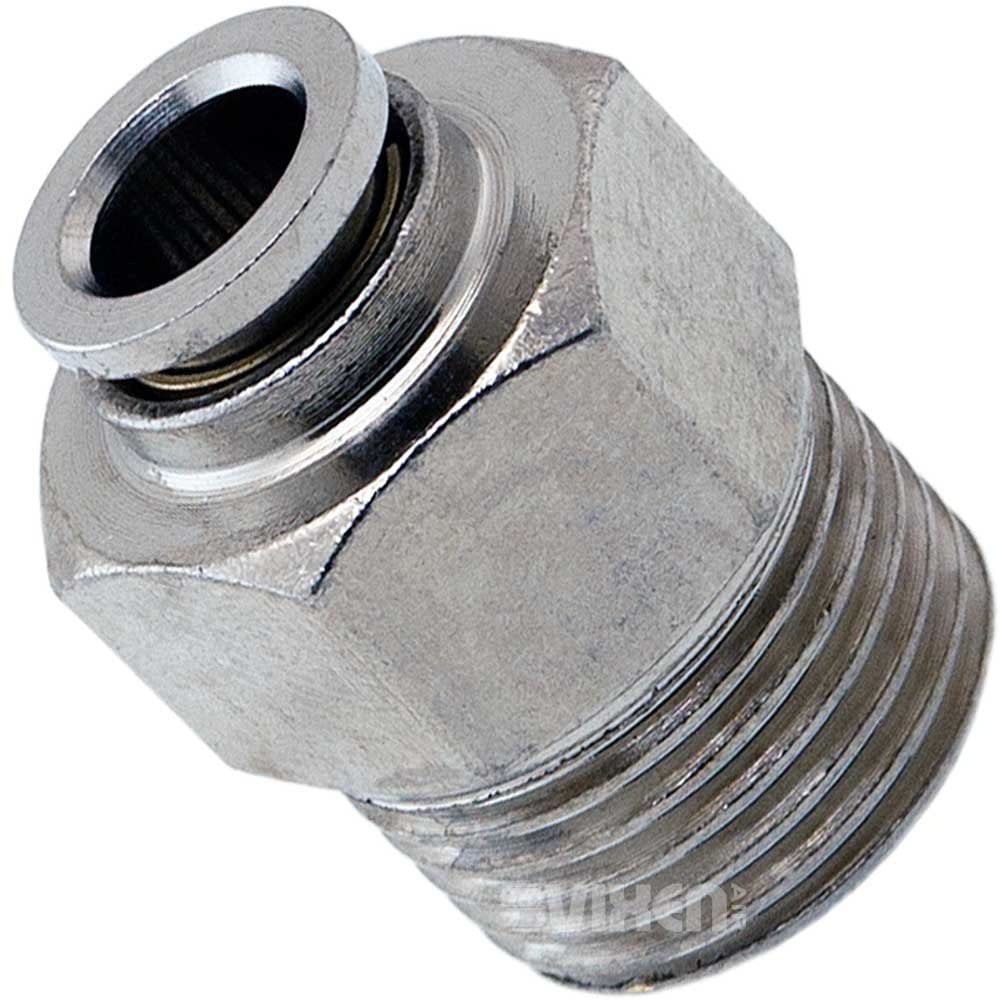 for 1/2 OD Hose Swivel Elbow VXA2121 PTC Vixen Air 1/2 NPT Male to Push to Connect 