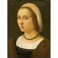 thumbnail image 2 of Vincenzo Tamagni 19x24 Black Ornate Framed Double Matted Museum Art Print Titled: Portrait of a Lady (circa 1523), 2 of 5