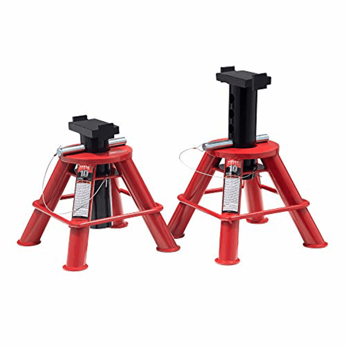 Sunex Tools 1210 10 Ton Low Height Pin Type Jack Stands (Pair) SUU-1210