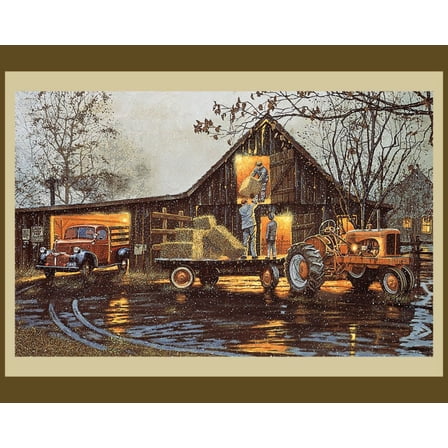 Last Chore of the Day 45" Wide Cotton Panel Fabric