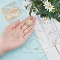 thumbnail image 3 of 40Pcs 2 Style Hoop Earring Findings 18K Gold Plated Round Scallop Beading Hoops Earring Making Kit for Jewelry Making DIY Crafts Golden, 3 of 7