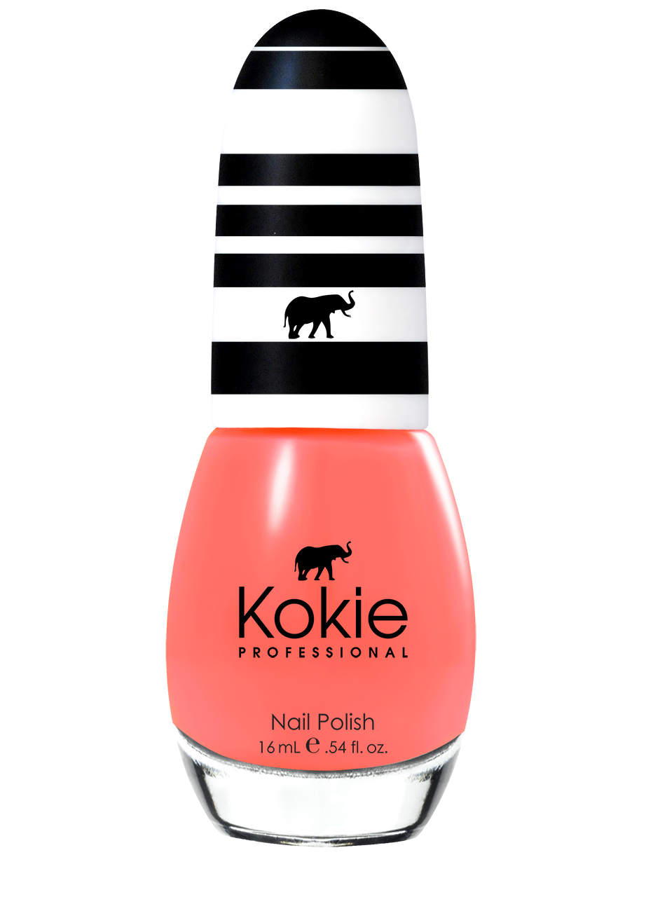 Kokie Professional Salon Quality Nail Polish Peach" Pink, 0.54