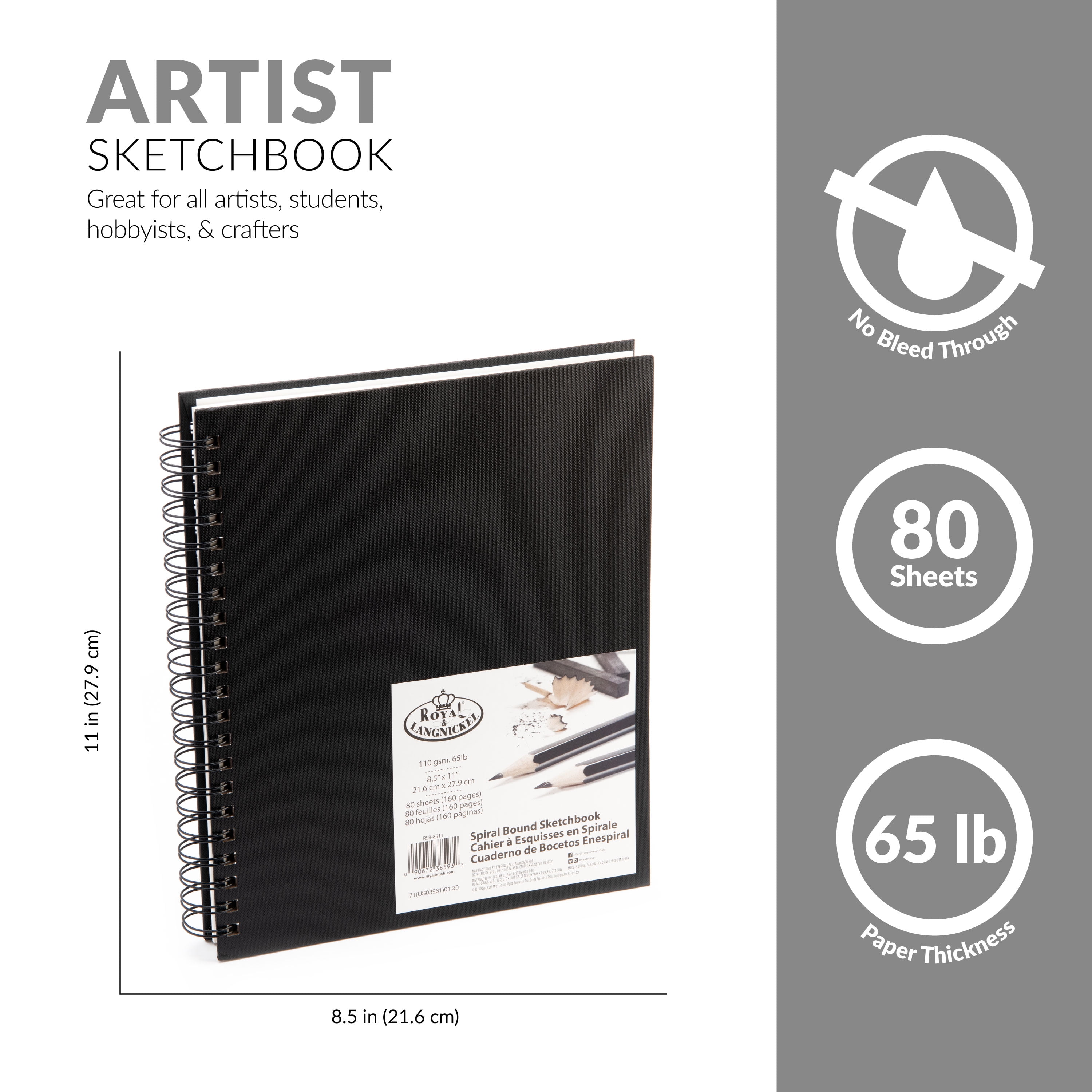 Sketch Book Stationery And Ladies Spiral Sketch 90 Gr A3