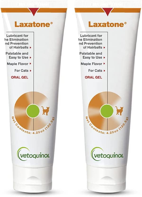Vetoquinol Laxatone Oral Hairball Lubricant Gel for Cats Maple