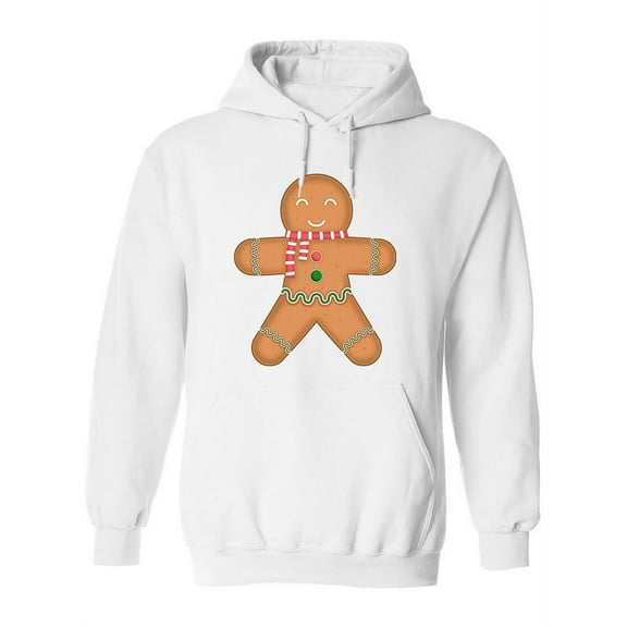 Gingerbread Man Hoodie Women -SPIdeals Designs, Female 5X-Large