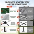 thumbnail image 6 of 13'x13' Pop Up Gazebo, Hexagonal Outdoor Canopy Tent, [Sturdy Metal Frame] Instant Pop Up Tent with Mesh Netting, Waterproof & UV-Resistant Outdoor Gazebo for Backyard, Patio, Deck, Lawn Party, 6 of 7