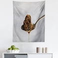 thumbnail image 1 of Pinecones Tapestry, Jam Sweets Bumps in Spoon Flowing Down Liquid Look Nature Yum, Fabric Wall Hanging Decor for Bedroom Living Room Dorm, 5 Sizes, Pale Grey Chocolate and Amber, by Ambesonne, 1 of 1