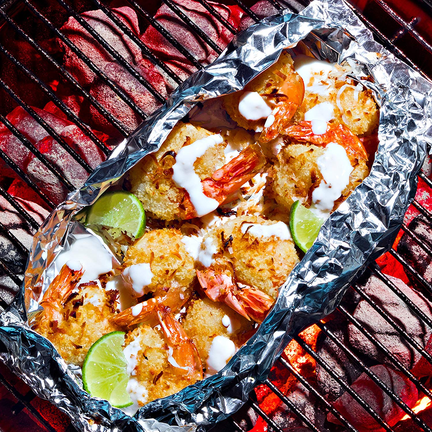 HOT Garlic Shrimp Shrimp On The Grill In Foil Garlic Shrimp