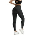 thumbnail image 2 of REDESS 2 Pack High Waist Ankle Yoga Leggings for Women Size M -Black, 2 of 6