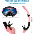 thumbnail image 5 of BESTSKY 1 Pcs snorkeling gear for adults,leak-proof silicone snorkel mask, anti-slip adjustable buckle snorkeling gear, 5 of 6