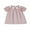 Pink, variant on BemeyourBBs Girls Thanksgiving Dress Short Sleeve Turkey Embroidery Plaid Dress
