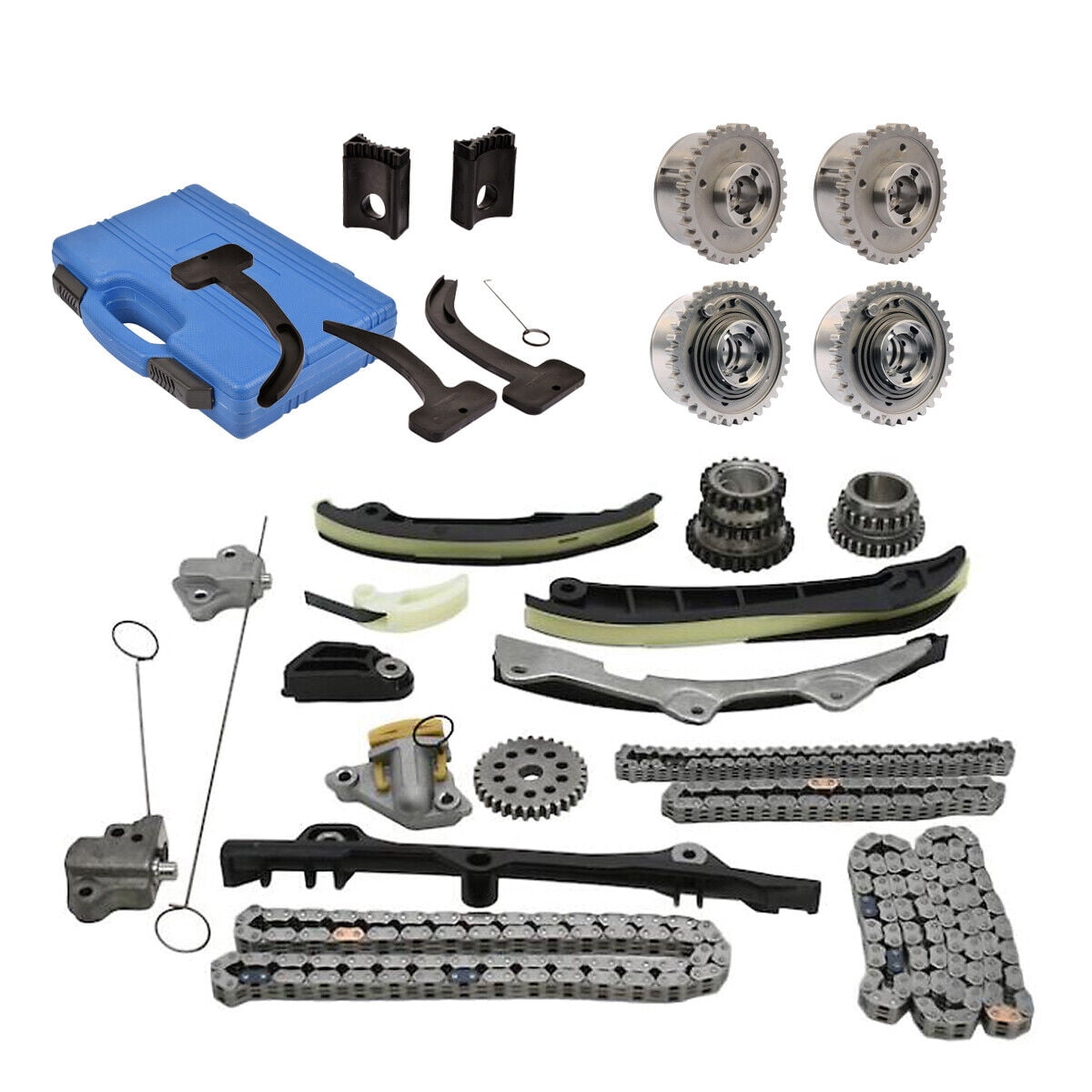 Koomaha 5184357AE Timing Chain Cam VVT Gear Tool Kit for Jeep Chrysler 200 Dodge Ram V6 Pentastar