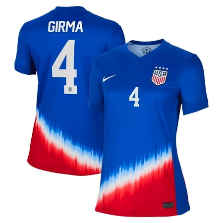 Women's Nike Naomi Girma Royal USWNT 2024 Away Replica Jersey