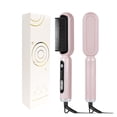 thumbnail image 1 of 2 In 1 Hair Straightener Brush Professional Hot Comb Straightener For Wigs Hair Curler Straightener Comb Styling Tools, 1 of 5