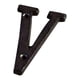 thumbnail image 2 of Cateissary Placa de puerta decorativa de hierro y Metal, letrero de casa confiable y duradero, decoración efectiva, fácil de instalar V Type3 NO3, 2 of 6