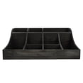 thumbnail image 3 of TOOL1SHOoo Condiment Organizer with 9 Compartment,Pine Wooden Condiment Holder for coffee counters,kitchen,offices,hotel lobbies,Black, 3 of 11