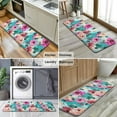 thumbnail image 6 of Pioneer Flower Floral Print Pattern Kitchen Rug Mat,Kitchen Runner Rugs Non Skid Washable,Decorative Kitchen Floor Mats for Kitchen,Sink,Laundry,17"x47.2", 6 of 7