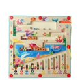 thumbnail image 1 of Magnetic Color And Digital Maze, Wooden Color Toys, Educational Classification Toys, Suitable For 3 4 5 Years Old-week, 1 of 3