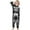 Child-Black29, variant on Vividxx Family Matching Holiday Pajamas Men Halloween Parent Child Outfit White Skeleton Hooded Zipper Home Jumpsuit For Dad Comfortable