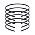 thumbnail image 1 of Matsuzay Diadema negra de plástico de 6 uds., accesorio para el cabello elegante y práctico, diademas de amplia aplicación tipo 2 100104 #0,5 Type3 NO3, 1 of 6
