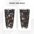 thumbnail image 3 of Salouo Fox In The Forest Print 20oz Tumbler with Lid,Stainless Steel Vacuum Insulated Tumbler Durable Insulated Coffee Mug Thermal Cup with Splash Proof Sliding Lid-Without Straw, 3 of 8