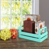 Green Wooden Crate, 1 Each