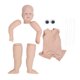 thumbnail image 1 of Kit de muñeca Reborn en blanco de 28 pulgadas, vinilo sin pintar, extremidades suaves, juego de piezas de muñeca infantil DIY, 1 of 14