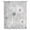 CadetBlue Gray, variant on White Green Dandelion Sheer Curtains 63 Inches Long, Grey Floral Leaves Light Filering Curtains, Breathable Simi Curtain Privacy Drapes for Living Room Bedroom Lightweight Window Treatment
