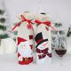 thumbnail image 5 of Kearding Cubiertas navideñas para decoración de botellas de vino con cordón, bolsa de almacenamiento de champán, de cena para Hotel, Muñeco de nieve, 5 of 6