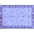 thumbnail image 1 of Ahgly Company Indoor Rectangle Oriental Blue Traditional Area Rugs, 2' x 3', 1 of 4