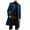 Blue, variant on QHFBli Single-Breasted Mens Trench Coat Men's Winter Anorak Long Wool Overcoat with Fashionable Design for Comfort and Warmth in Cold